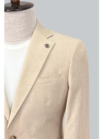 SUIT SARTORIA BEIGE LINEN JACKET 4455