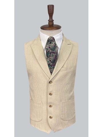 SUIT SARTORIA BEIGE LINEN SUIT 2675