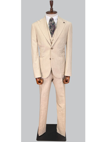 SUIT SARTORIA BEJ KETEN TAKIM ELBİSE 2675