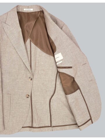 SUIT SARTORIA LIGHT BROWN LINEN SUIT 2675