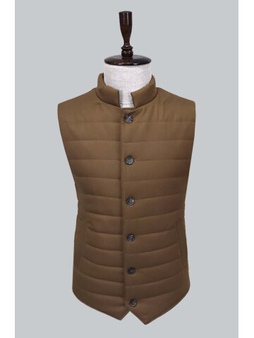 SUIT SARTORIA LIGHT BROWN VEST 7051