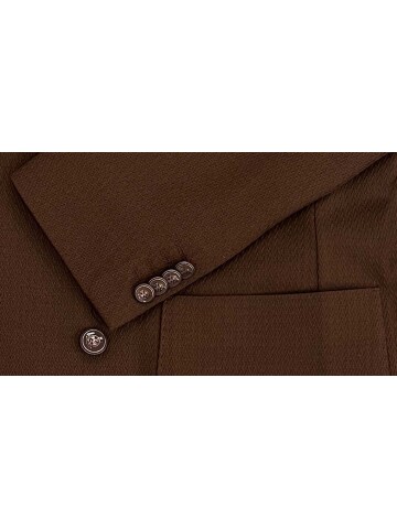 SUIT SARTORIA DARK BROWN JACKET 4369