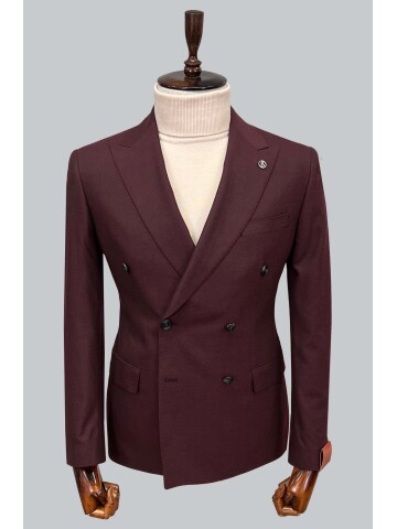 SUIT SARTORIA KRUVAZE BORDO CEKET 4533