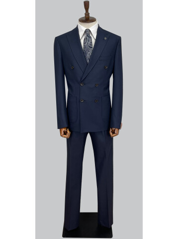 SUIT SARTORIA WOOL NAVY BLUE SUIT 2447