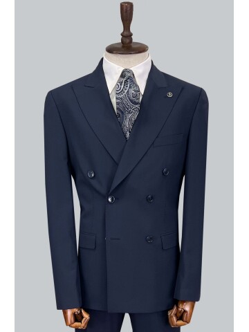 SUIT SARTORIA NAVY BLUE WOOL SUIT 2621