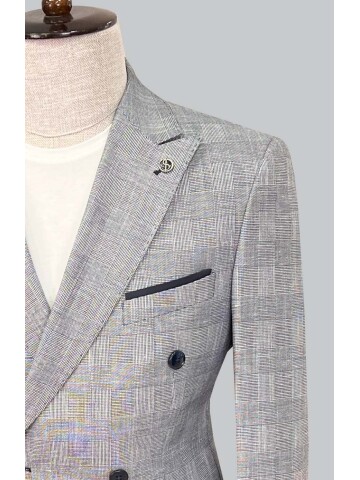 SUIT SARTORIA LACİVERT KETEN TAKIM ELBİSE 2617