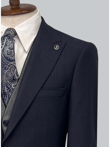 SUIT SARTORIA NAVY BLUE SUIT 2489