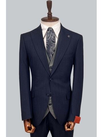 SUIT SARTORIA NAVY BLUE SUIT 2489