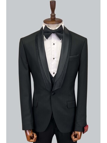 SUIT SARTORIA BLACK TUXEDO 5062