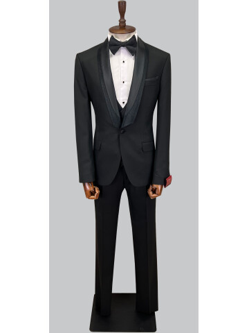 SUIT SARTORIA BLACK TUXEDO 5062