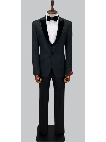 SUIT SARTORIA BLACK TUXEDO 5064