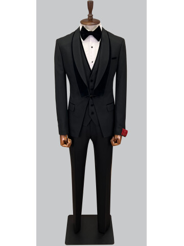 SUIT SARTORIA BLACK TUXEDO 5329