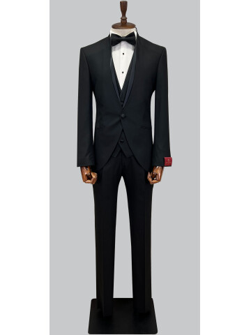 SUIT SARTORIA BLACK TUXEDO 5583