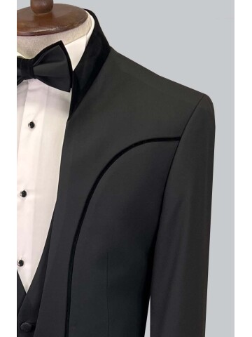 SUIT SARTORIA BLACK TUXEDO 5598