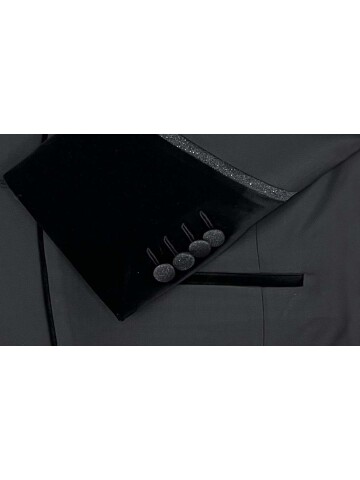 SUIT SARTORIA BLACK TUXEDO 5598