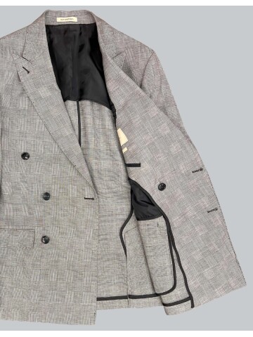 SUIT SARTORIA BLACK LINEN SUIT 2617