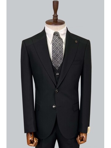 SUIT SARTORIA BLACK SUIT 2610