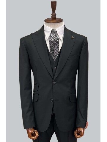 SUIT SARTORIA BLACK SUIT 2523
