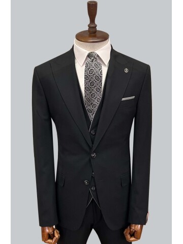 SUIT SARTORIA BLACK SUIT 2581