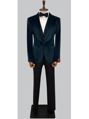 SUIT SARTORIA YEŞİL KADİFE DAMATLIK 5581