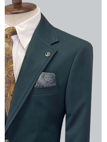 SUIT SARTORIA GREEN SUIT 2596
