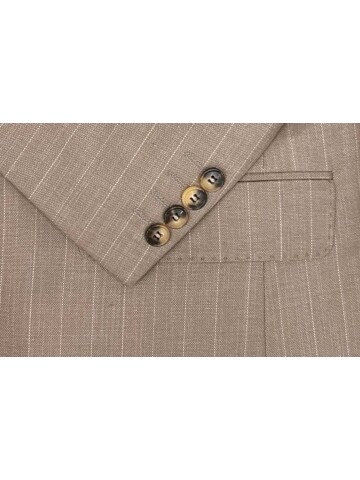 SUIT SARTORIA BEIGE DOUBLE BREASTED SUIT 2727