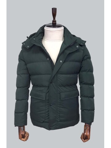 YEŞİL KAPİŞONLU MONT 8092