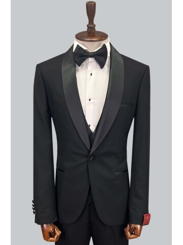 SUIT SARTORIA BLACK TUXEDO 5397