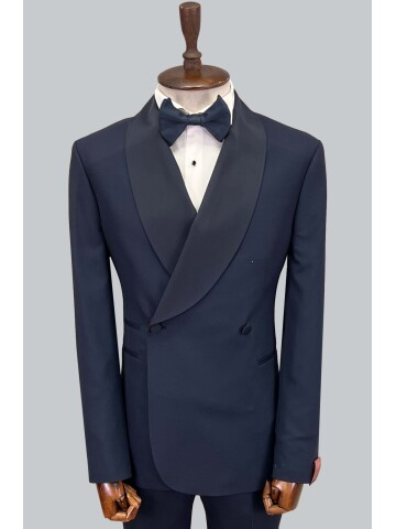 SUIT SARTORIA NAVY BLUE TUXEDO 5453