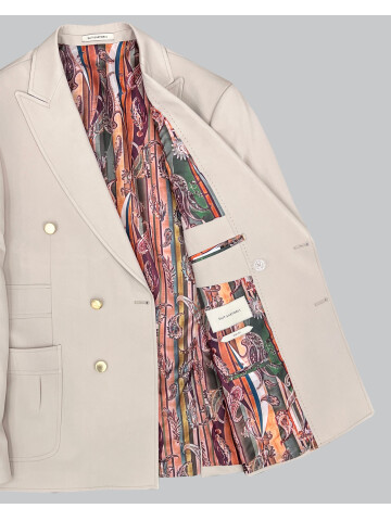 SUIT SARTORIA BEIGE DOUBLE BREASTED SUIT 2802