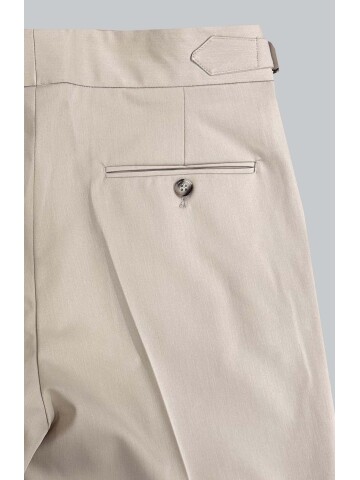 SUIT SARTORIA BEJ TEK PİLELİ PANTOLON 1125