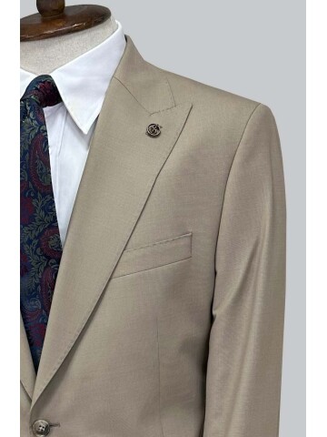 SUIT SARTORIA BEIGE WOOL SUIT 2000/37