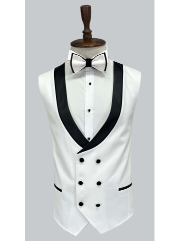 SUIT SARTORIA BIG SIZE WHITE TUXEDO 5539