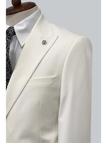SUIT SARTORIA WHITE DOUBLE BREASTED SUIT 2774