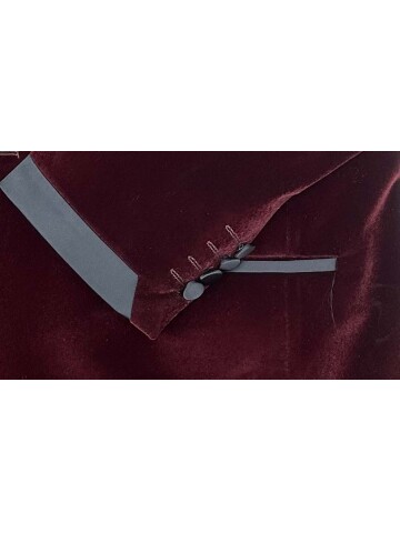 SUIT SARTORIA BURGUNDY VELVET TUXEDO 5663