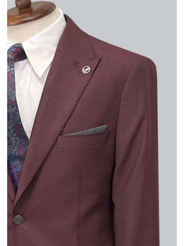SUIT SARTORIA BURGUNDY SUIT 2450