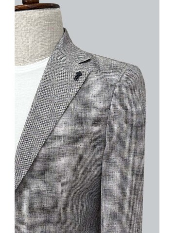 SUIT SARTORIA SİYAH KETEN CEKET 4620