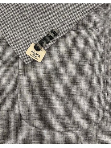 SUIT SARTORIA SİYAH KETEN CEKET 4620
