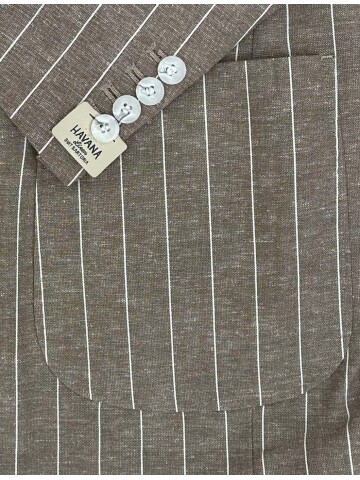 SUIT SARTORIA STRIPED BEIGE LINEN SUIT 2000/72