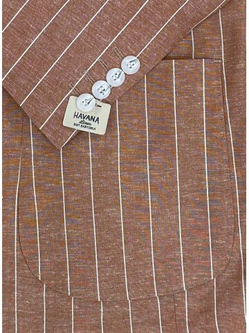 SUIT SARTORIA ÇİZGİLİ KETEN TAKIM 2001/24