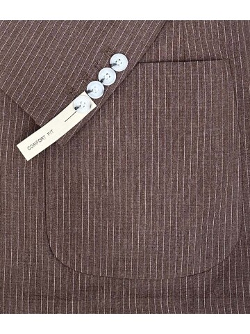 SUIT SARTORIA STRIPED BROWN SPORTS SUIT 2001/30