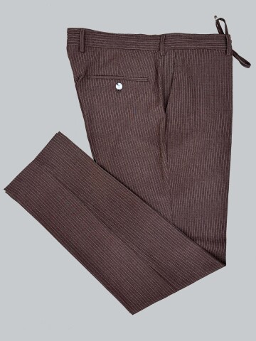 SUIT SARTORIA STRIPED BROWN SPORTS SUIT 2001/30