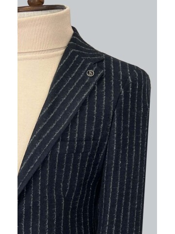 SUIT SARTORIA NAVY BLUE JACKET 4566