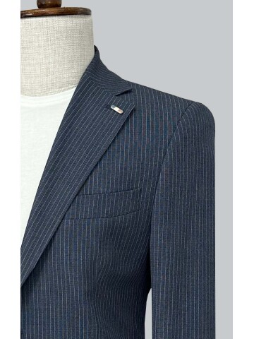 SUIT SARTORIA STRIPED DARK BLUE SPORTS SUIT 2001/30