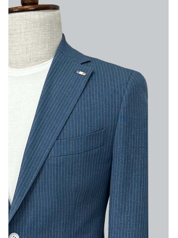 SUIT SARTORIA STRIPED BLUE SPORTS SUIT 2001/30