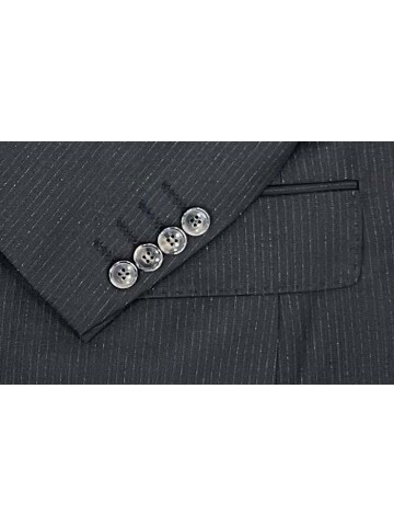 SUIT SARTORIA BLACK DOUBLE BREASTED SUIT 2894