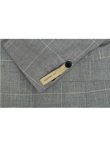 SUIT SARTORIA PLAID BLUE JACKET 4611