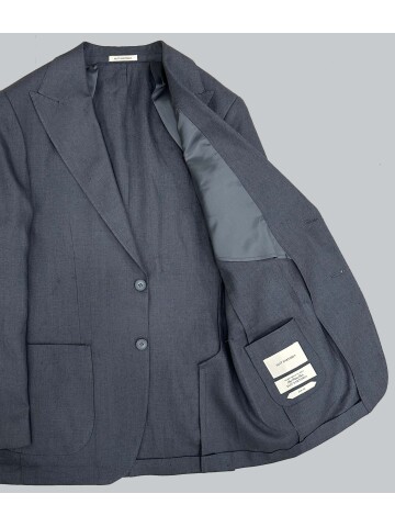 SUIT SARTORIA DARK GRAY LINEN SUIT 2584