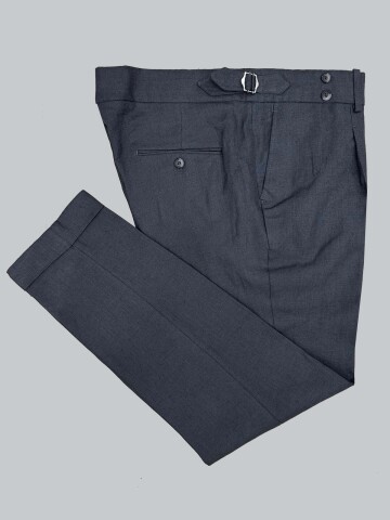 SUIT SARTORIA DARK GRAY LINEN SUIT 2584