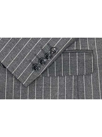 SUIT SARTORIA DARK GREY DOUBLE BREASTED SUIT 2958
